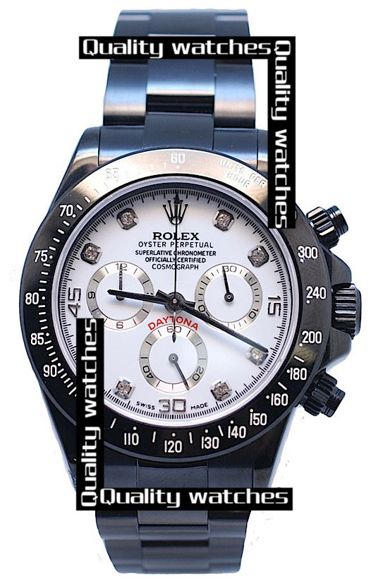 Rolex Daytona Watch PVD Coating White Dial