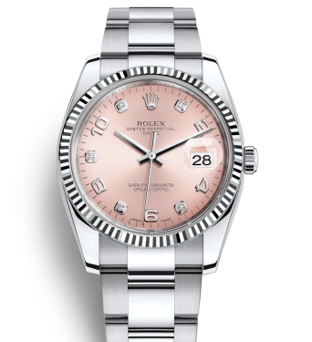 Rolex Lady-Datejust Watch 115234-00097 Pink Dial