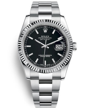 Rolex Datejust 36 Watch 116234-0091 Black Dial