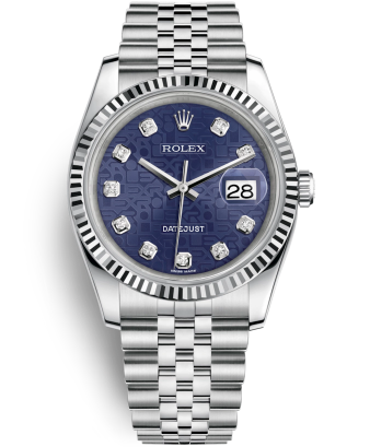 Rolex Datejust 36 Watch 116234-0110 Jubilee Dark Blue
