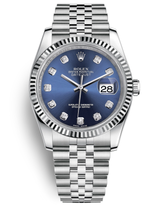 Rolex Datejust 36 Watch 116234-0142 Jubilee Dark Blue