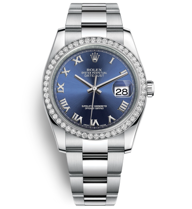 Rolex Datejust 36 Watch 116244-0056 Jubilee Dark Blue