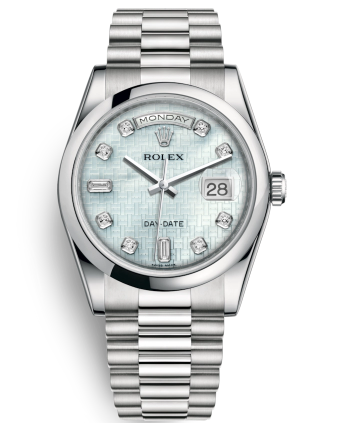 Rolex Day-Date Watch 118206-0019 Presidential MOP Dial