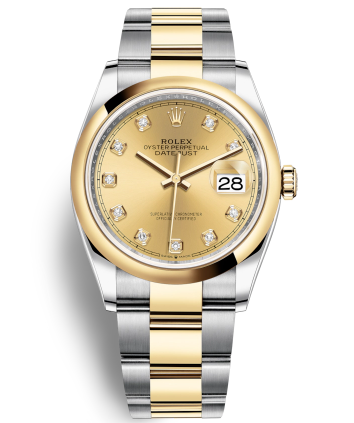 Rolex Datejust 36 Two Tone Gold Watch 126203-0018