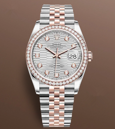 Rolex Datejust Watch 126281rbr-0027 Silver Dial