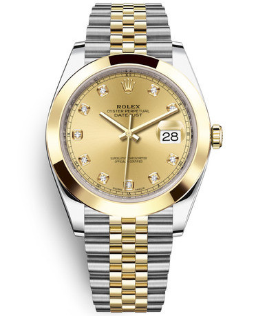 Rolex Datejust II Two-Tone Gold Watch 126303-0012 Gold Dial