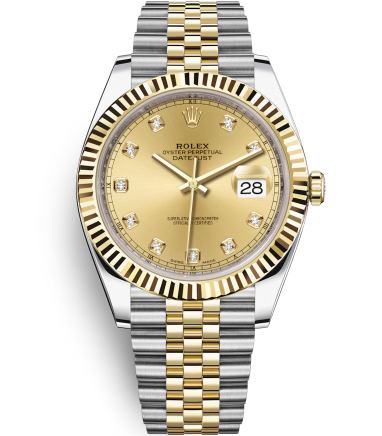 Rolex Datejust II Two-Tone Gold Watch 126333-0012 Jubilee Gold
