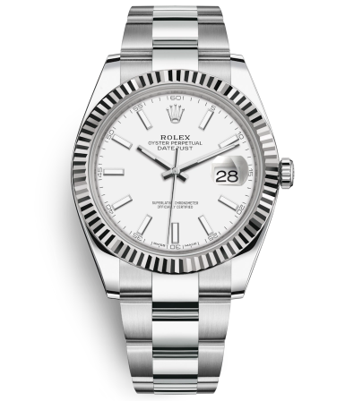 Rolex Datejust II Watch 116334-0006 White Dial