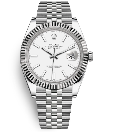 Rolex Datejust II Watch 126334-0010 Jubilee White Dial