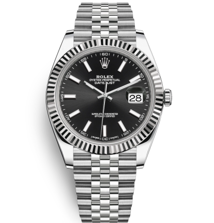 Rolex Datejust II Watch 126334-0018 Jubilee Bracelet Black Dial