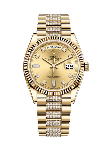 Rolex Day-Date Yellow Gold Watch 128238-0026 Presidential