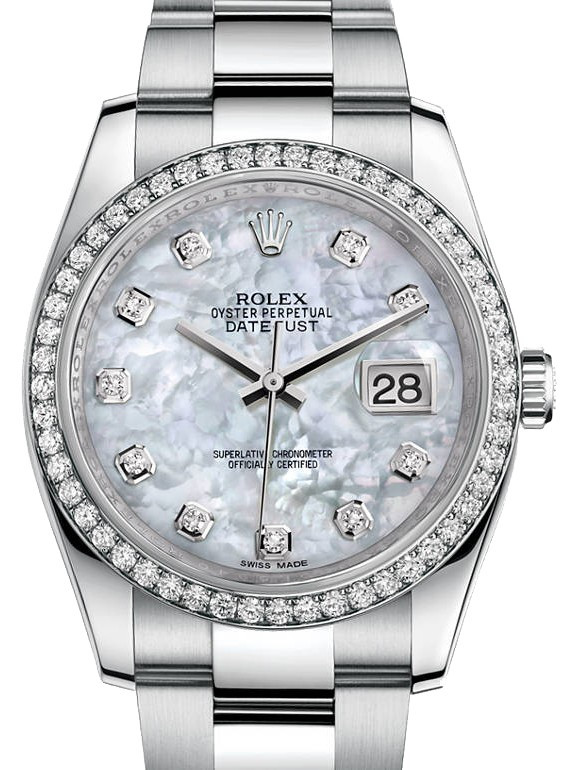 Rolex Datejust 36 Watch 1116244-0020 MOP Dial
