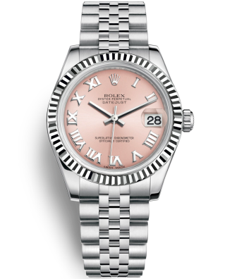 Rolex Lady-Datejust Watch 178274-0077 Pink Dial