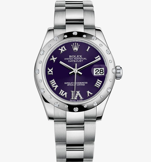 Rolex Lady-Datejust Watch 178344-0016 Purple Dial