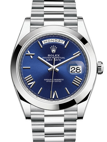 Rolex Day-Date II Watch 228206-0015 Presidential Dark Blue