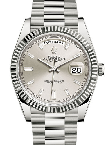 Rolex Day-Date II Watch 228236-0002 Presidential Silver Dial