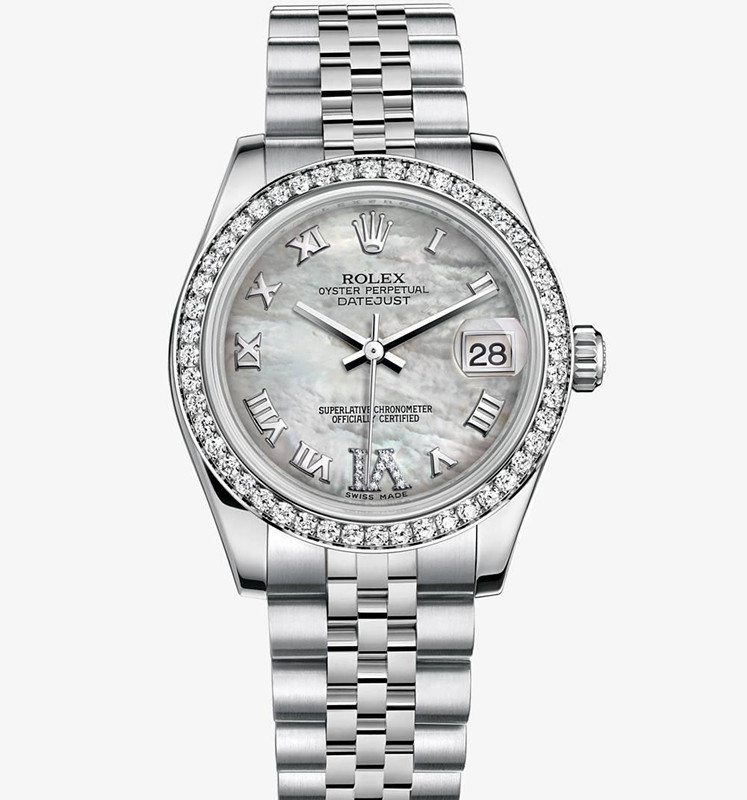 Rolex Lady-Datejust Watch 178384-0004 MOP Dial