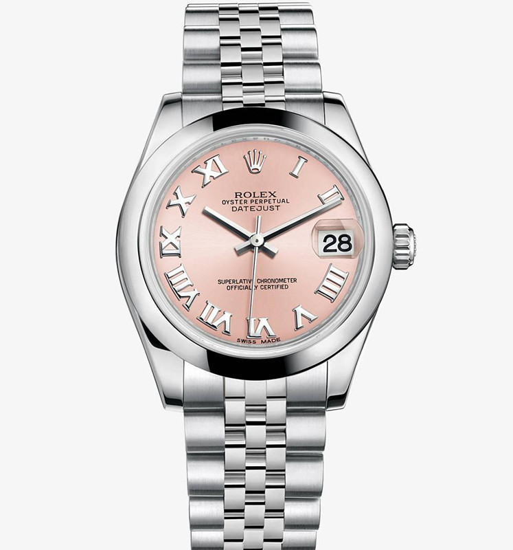 Rolex Lady-Datejust Watch 178240-0033 Pink Dial