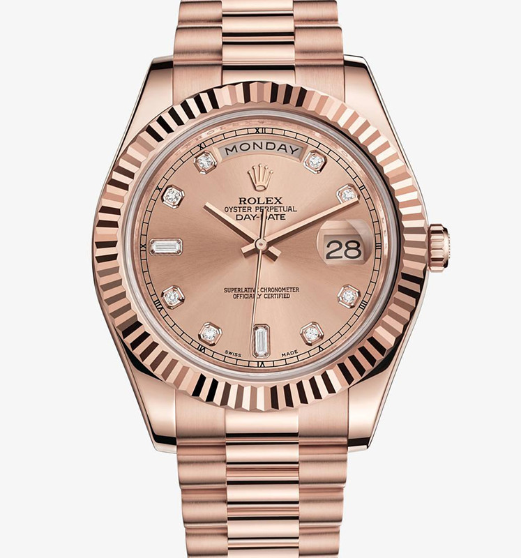 Rolex Day-Date II Rose Gold Watch 218235-0008 Presidential
