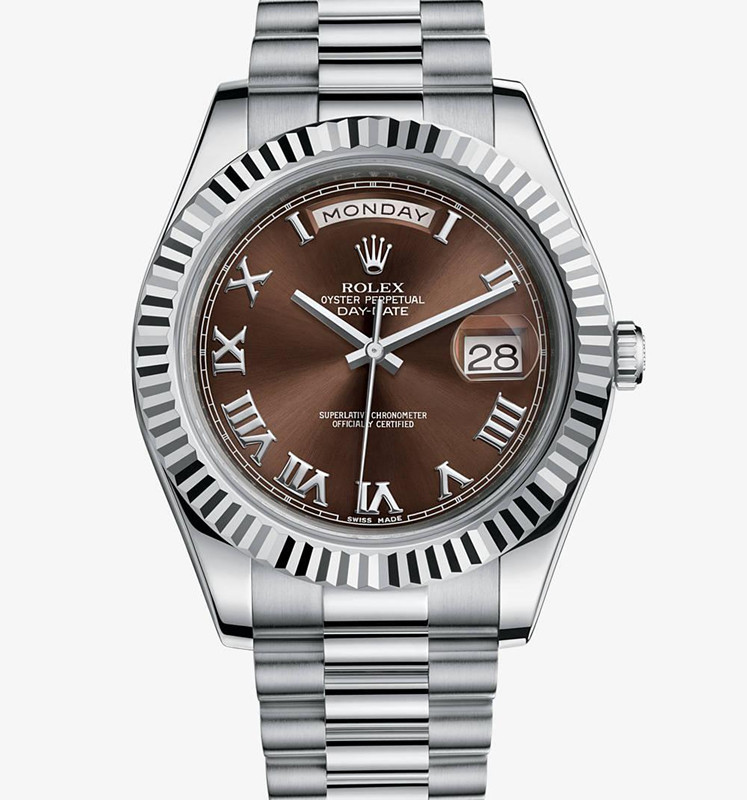 Rolex Day-Date II Watch 218239-0040 Presidential Chocolate