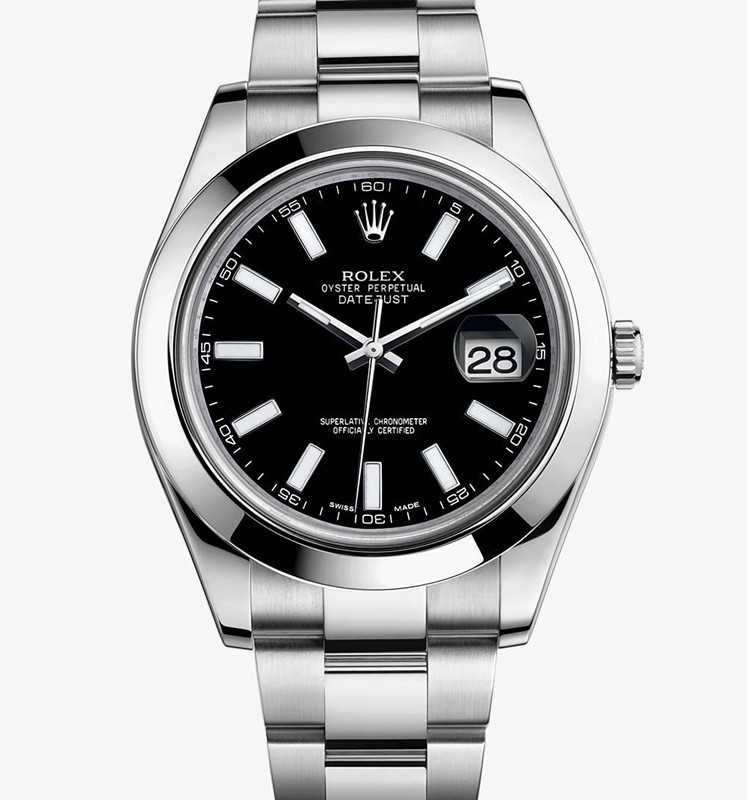  Rolex Datejust II Watch 116300-0001 Black Dial