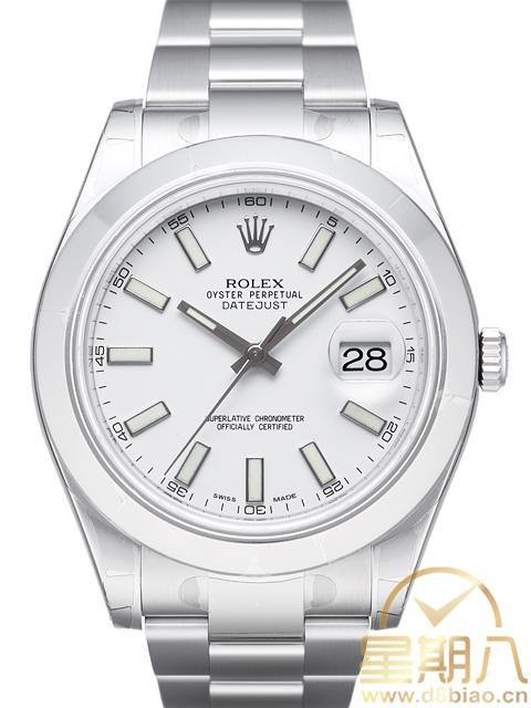 Rolex Datejust II Watch 116300-0003 White Dial