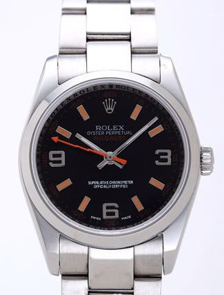 Rolex Milgauss Watch Anniversary Edition Black Dial