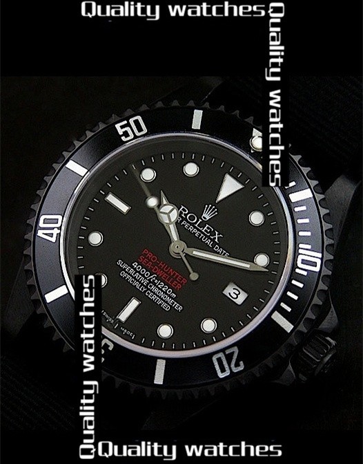 Rolex Pro-Hunter Sea-Dweller Watch All Black