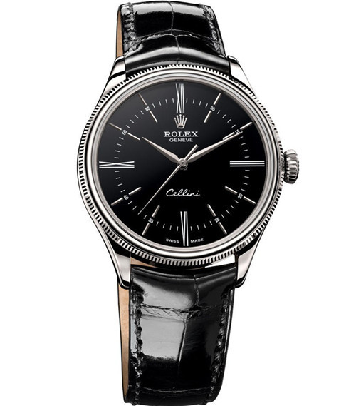 Rolex Cellini Time Watch 50509-0006 Black Dial