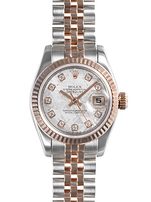 Rolex Lady-Datejust Two Tone Rose Gold Watch 179171 G-63131 MOP
