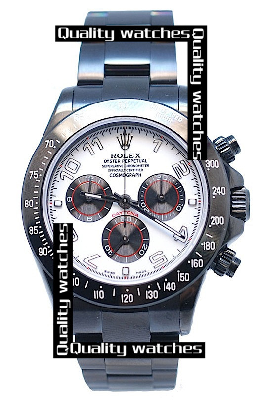 Rolex Daytona Project Limited Edition Watch PVD Coating White Dial