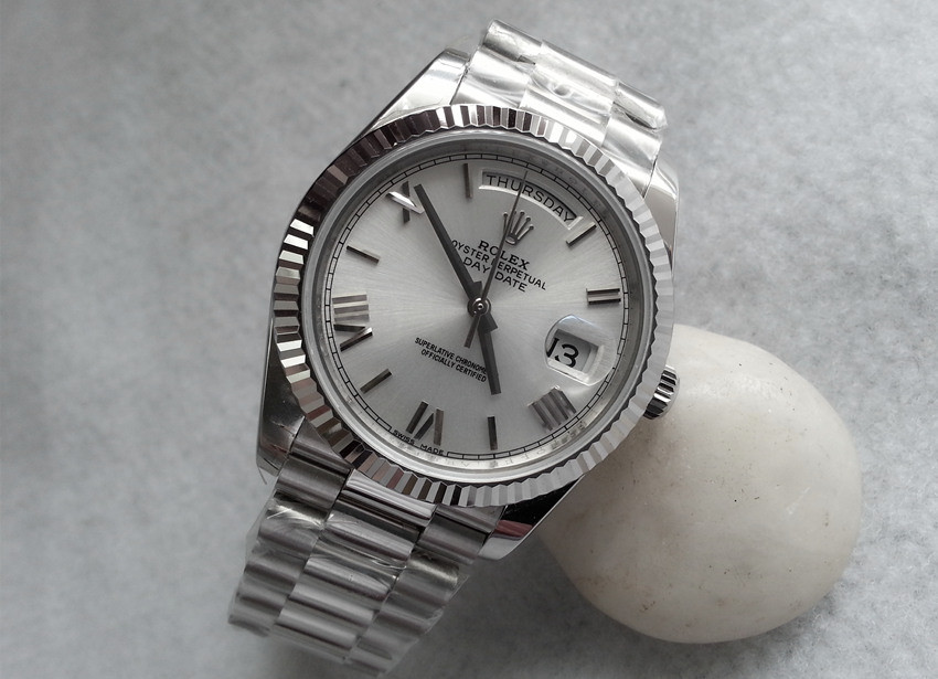 Rolex Day-Date II Watch 228239-0046 Presidential Silver