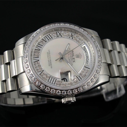 Rolex Day-Date Watch Presidential Diamonds&MOP Dial