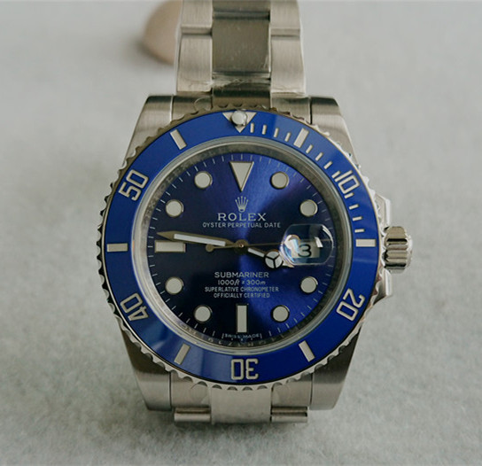 Rolex Submariner Cloned 3235 Movement Watch Blue Dial 116619LB-0001