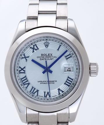 Rolex Datejust II Replica Watches Silver Dial RX4115