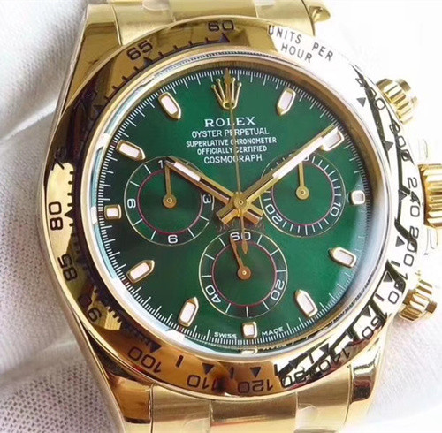 Rolex Daytona Cloned 4130 Movement Watch Green Dial 116508-0013