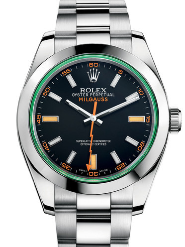 Rolex Milgauss Watch 116400GV-0001 Black Dial