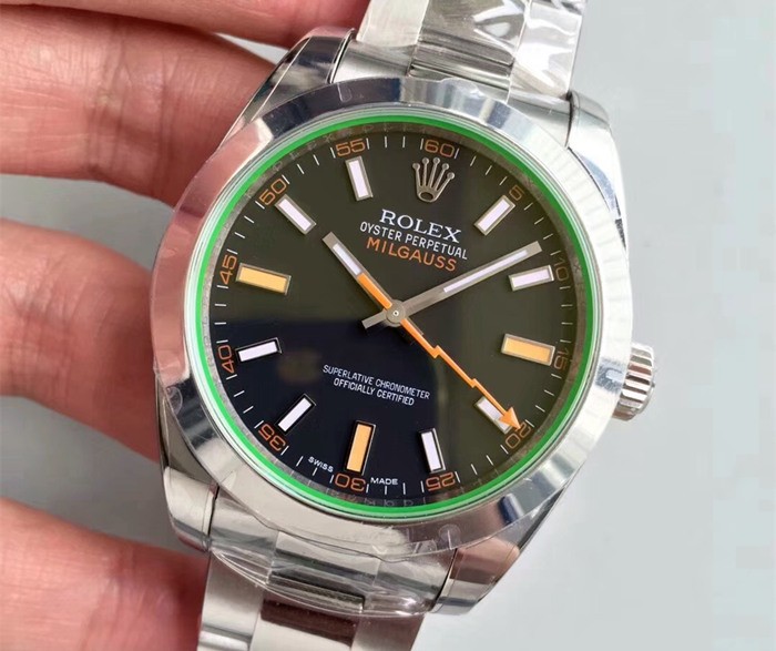 Rolex Milgauss Cloned 3131 Movement Watch 116400GV-0001