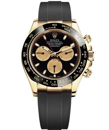 Rolex Daytona Watch Gold 116518LN-0047 Black Dial