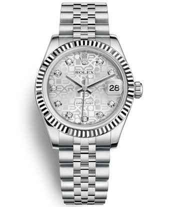 Rolex Lady-Datejust Watch 178274-0029 Silver Dial