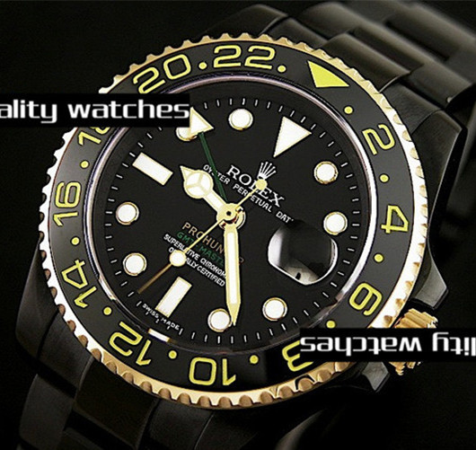 Rolex Pro-Hunter GMT-Master II Cloned 3285 Movement Watch PVD All Black