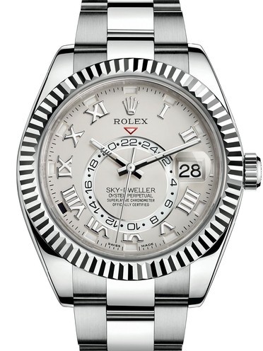 Rolex Sky-Dweller Watch 326939-0001 White Dial