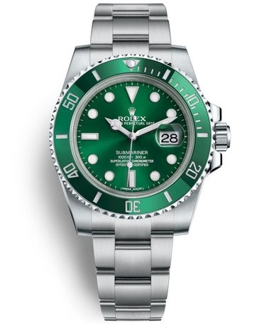 Rolex Submariner Date Watch 116610 Green