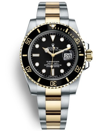Rolex Submariner Date Two-Tone Watch 126613LN-0002 Black