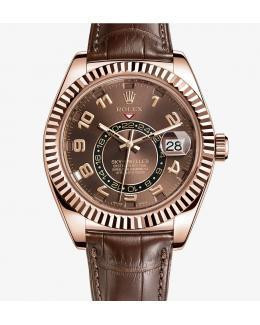 Rolex Sky-Dweller Watch 326135-0001 Chocolate Dial