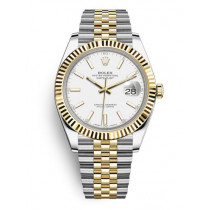 Rolex Datejust II Two-Tone Gold Watch 126333-0016 Jubilee Swiss Replica White