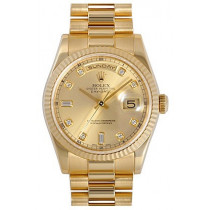 Rolex Day-Date 218238-83218 Champagne dial Men Automatic Replica Watch