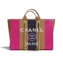 Chanel Handbags for Women Large Size Shopping Bags Pink