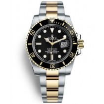 Rolex Submariner Date Two-Tone Watch 126613LN-0002 Swiss Replica Black