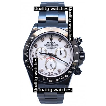 Rolex Daytona Watch PVD Coating White Dial